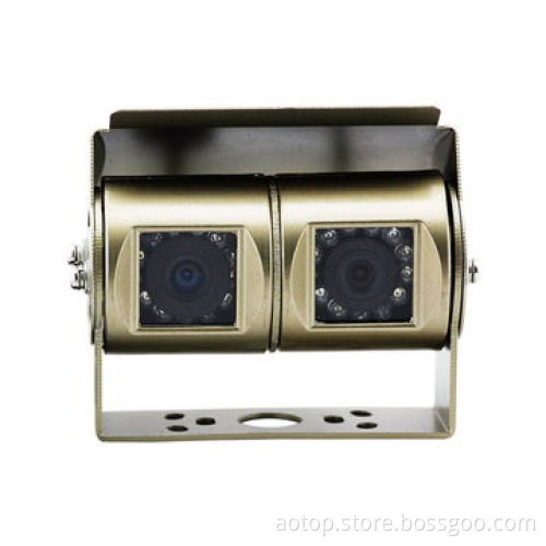 High-resolution Sharp CCD Wide Lens/Night Vision Car Rear-view Dual Cameras for Buses, Truck